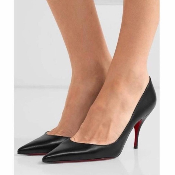 🔥 Authentic Christian Louboutin Clare Black Pumps – Nappa Leather 80mm – NWT 🔥 - Picture 8 of 17